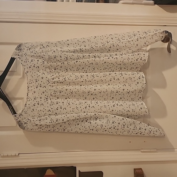 Mango outlet Printed puff sleeve blouse - Picture 8 of 9